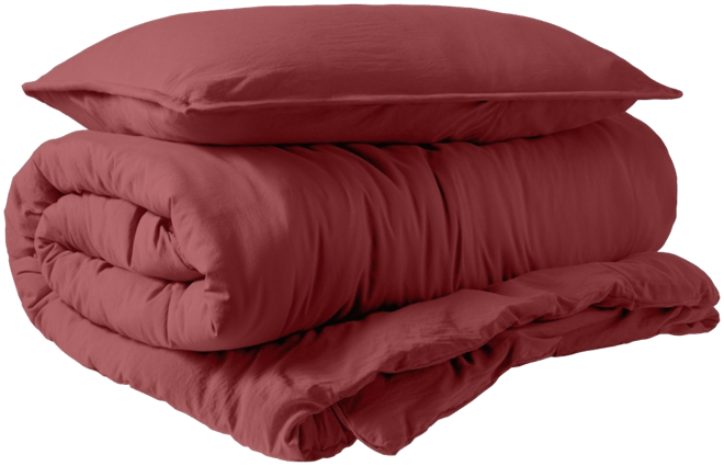 Ultra-Soft Sand washed Duvet Cover & Sham Set Twin/Twin Xl