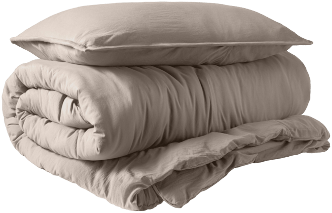 Ultra-Soft Sand washed Duvet Cover & Sham Set Twin/Twin Xl