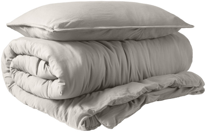 Ultra-Soft Sand washed Duvet Cover & Sham Set Twin/Twin Xl