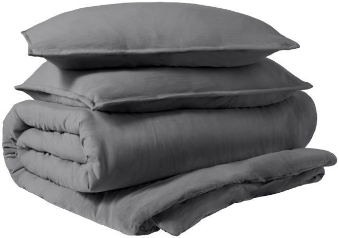 Ultra-Soft Sand washed Full Duvet Cover & Sham Set