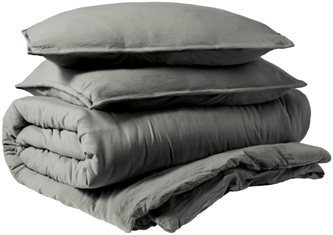 Ultra-Soft Sand washed Full Duvet Cover & Sham Set