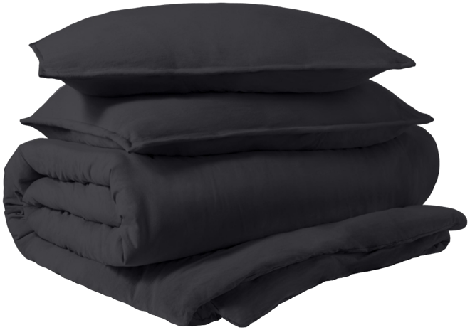 Ultra-Soft Sand washed Full Duvet Cover & Sham Set