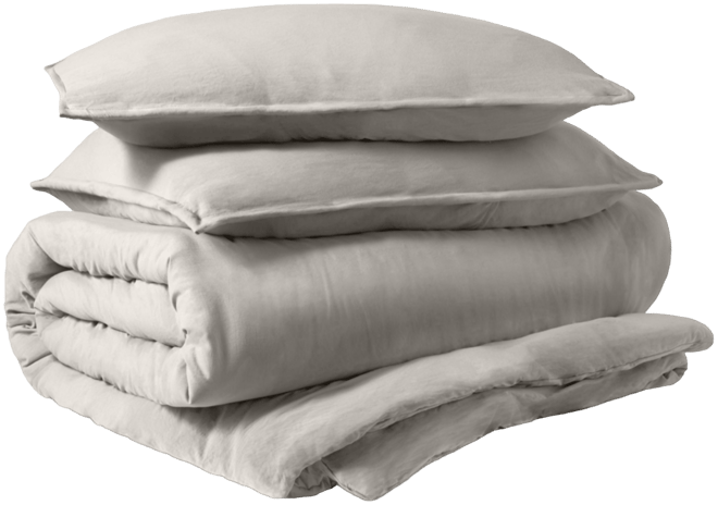 Ultra-Soft Sand washed King Duvet Cover & Sham Set