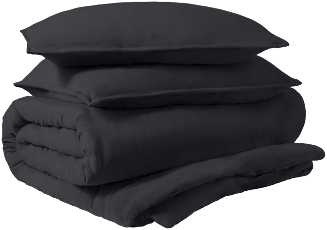 Ultra-Soft Sand washed Queen Duvet Cover & Sham Set