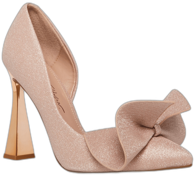 Betsey Johnson Women s Nobble Sculpted Bow Pumps Macy s