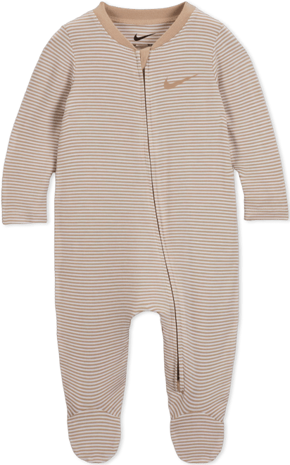 Nike Baby (0-9M) Striped Footed Coverall