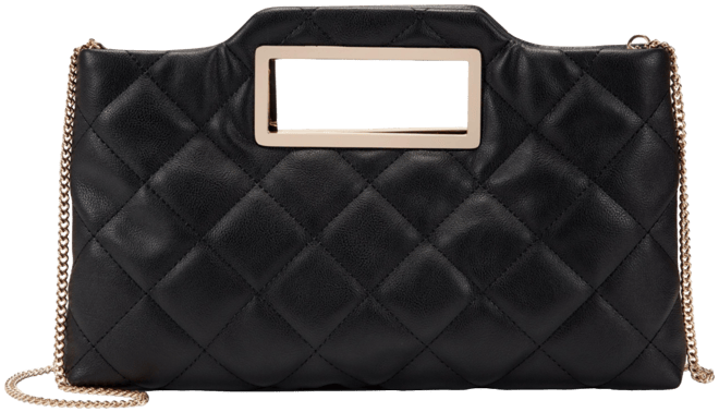 Juditth Handle Quilted Clutch, Exclusively at Macy's