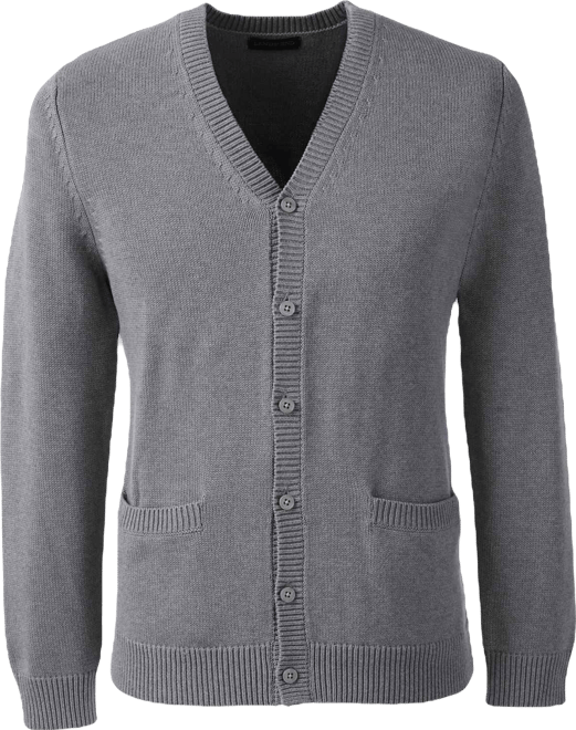 Men's Cotton Modal Button Front Cardigan Sweater