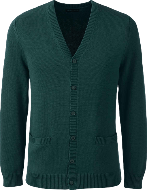 Men's Cotton Modal Button Front Cardigan Sweater