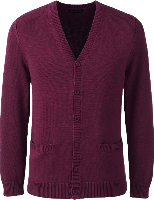 Men's Cotton Modal Button Front Cardigan Sweater