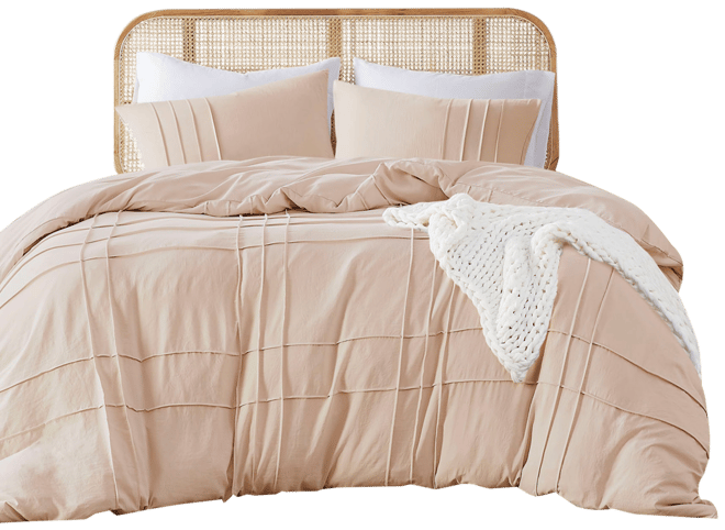 Porter Washed Pleated 3-Pc. Comforter Set, Queen
