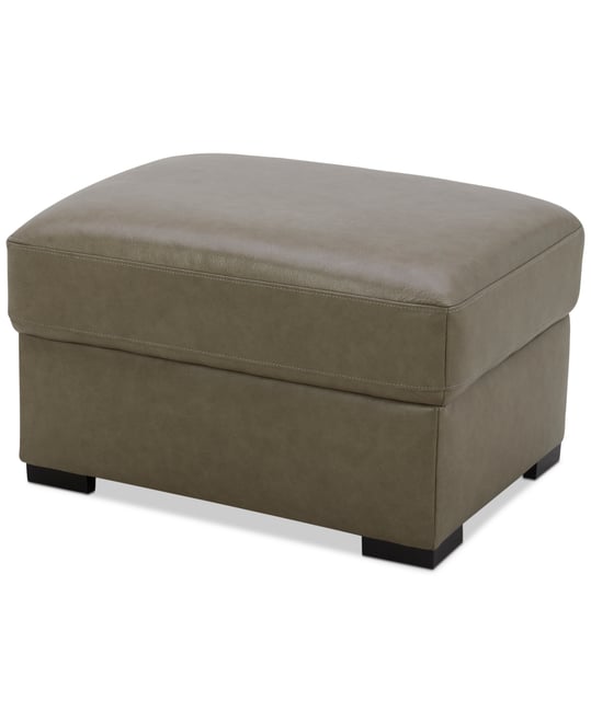 Radley 32" Leather Ottoman, Created for Macy's