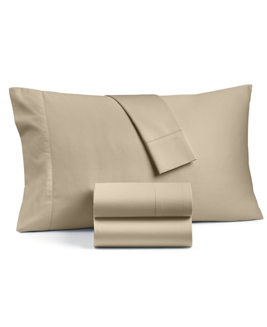 Solid 550 Thread Count 100% Cotton 4-Pc. Sheet Set, California King, Exclusively at Macy's