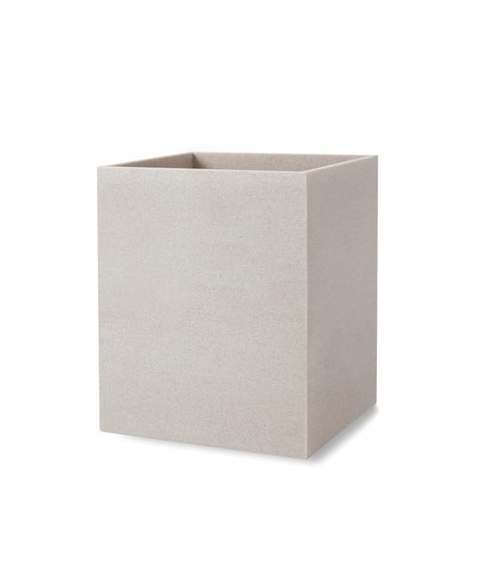 Dune Textured Resin Wastebasket