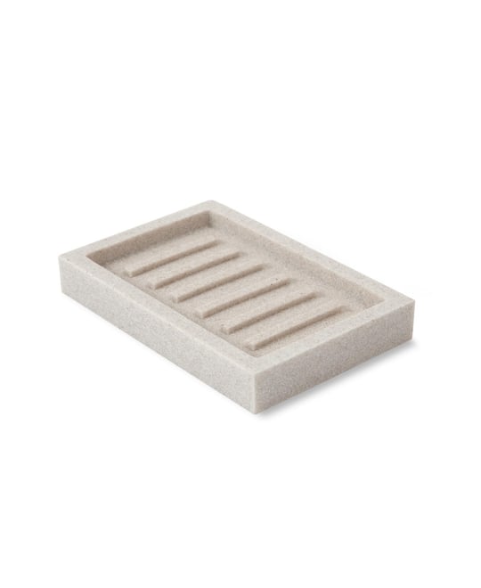 Dune Textured Resin Soap Dish