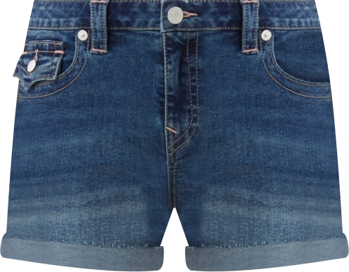 Women's Jennie Flap Rolled Denim Shorts