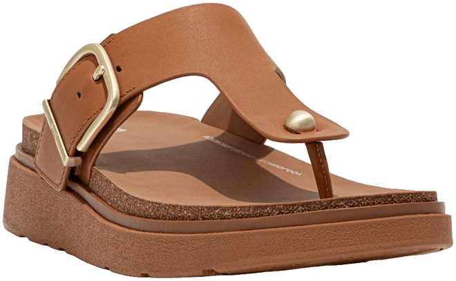 FitFlop Women's Gen-FF Buckled Slip On Thong Sandals