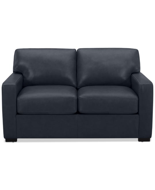 Radley 61" Leather Loveseat, Created for Macy's