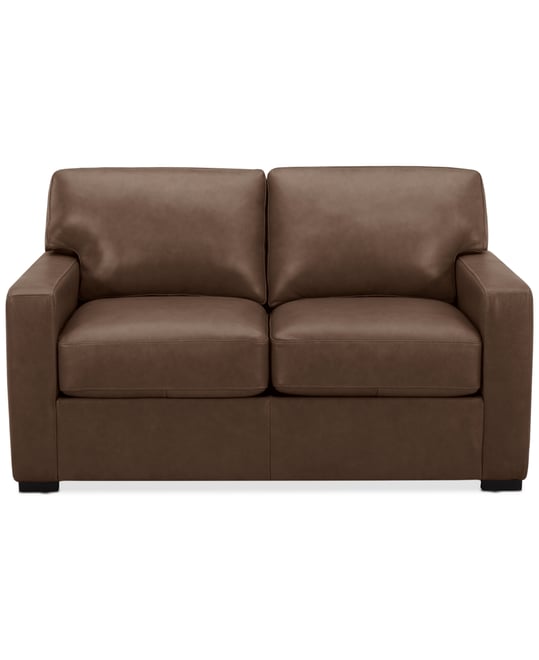 Radley 61" Leather Loveseat, Created for Macy's