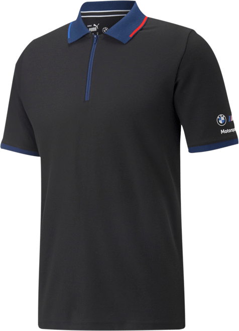 PUMA BMW M Motorsport Zip-Up Polo Shirt
