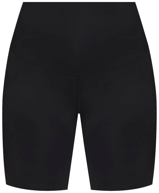 Nike (M) One Women's Dri-FIT High-Waisted 8" Biker Shorts With Pockets (Maternity)