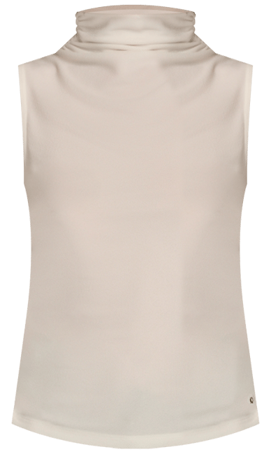 Donna Karan Women's Mock Neck Sleeveless Top