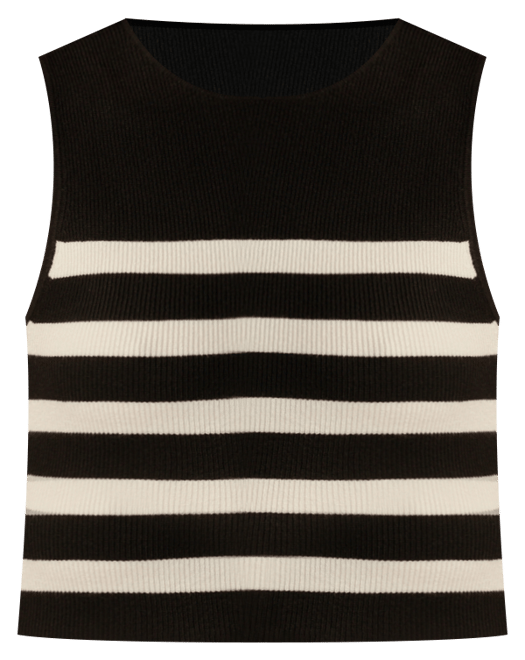 Women's Striped Sweater-Knit Tank