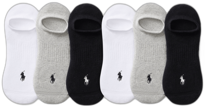 Men's 6-Pk. Performance No Show Liner Socks