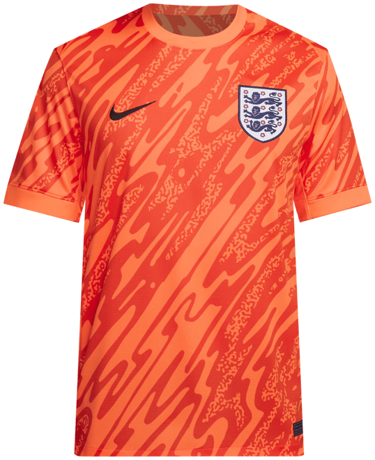 England 2024 Stadium Goalkeeper Nike Dri-FIT Replica-Kurzarm-Fußballtrikot für Herren