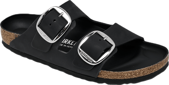 Women's Arizona Big Buckle Oiled Leather Sandals from Finish Line