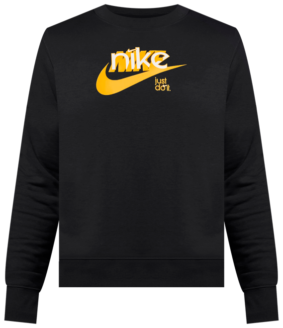 Nike Sportswear Club Fleece Women's French Terry Graphic Crew-Neck Sweatshirt