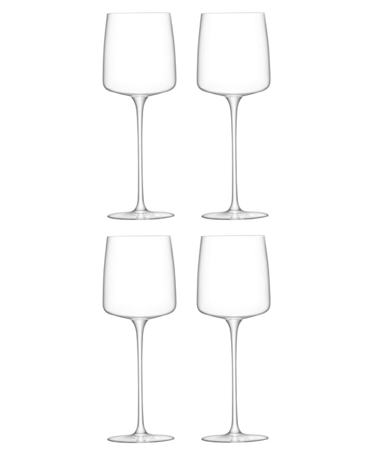 Metropolitan White Wine Glasses, Set of 4