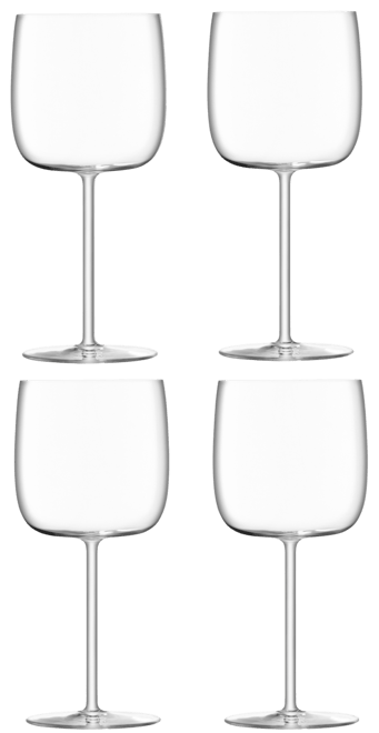 Borough Red Wine Glasses, Set of 4