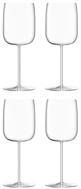 Borough White Wine Glasses, Set of 4