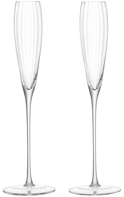Aurelia Grand Champagne Flutes, Set of 2