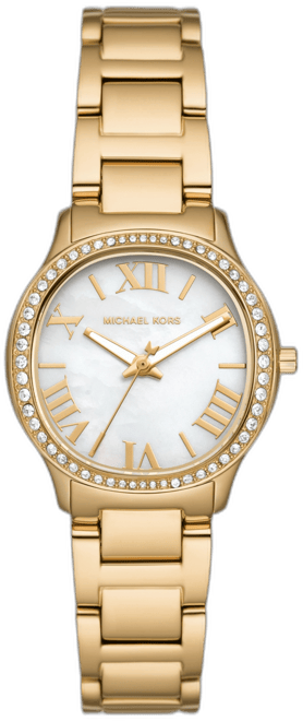 Women's Sage Three-Hand Gold-Tone Stainless Steel Watch 31mm