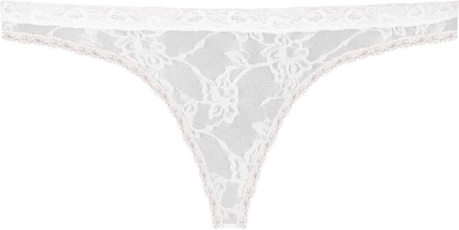 Women's Bliss Allure One Size Lace Thong Underwear 771303