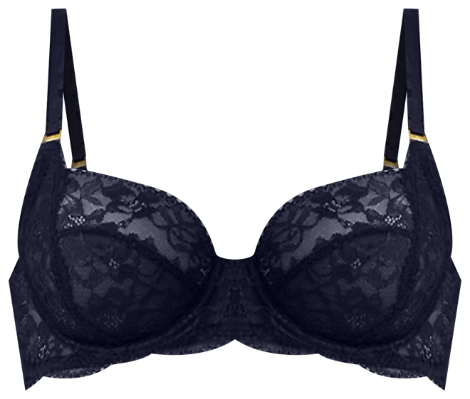 Women's Unlined Lace Full Coverage Bra