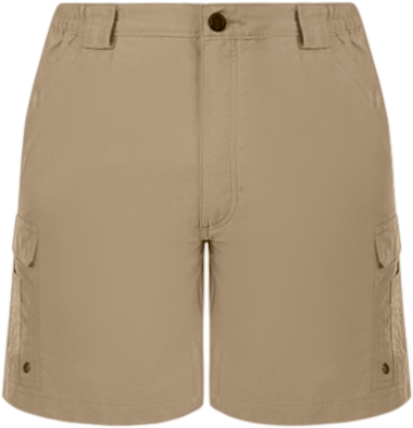 Reel Legends Mens 7.5 in. Solid Bonefish Cargo Shorts