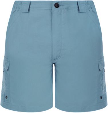 Reel Legends Mens 7.5 in. Solid Bonefish Cargo Shorts