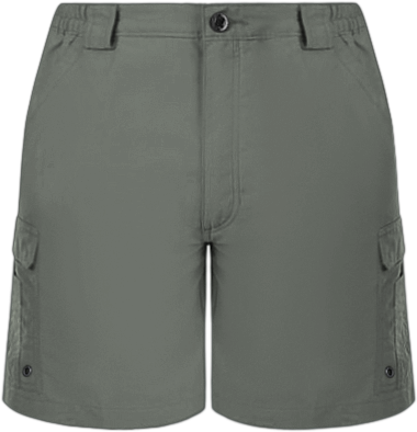 Reel Legends Mens 7.5 in. Solid Bonefish Cargo Shorts
