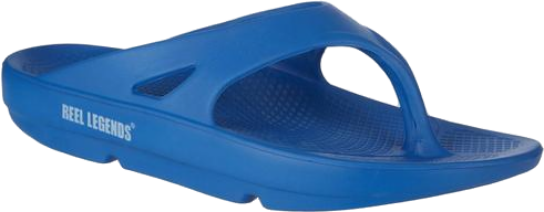 Reel Legends Mens Lighthouse Flip-Flop Sandals