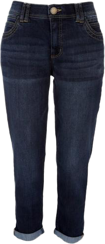 Democracy Womens 25 in. Roll Cuff Crop Jeans