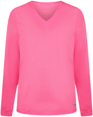Reel Legends Womens Solid Freeline Long Sleeve Top
