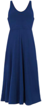 Reel Legends Womens Solid Sleeveless V-Neck Knit Dress