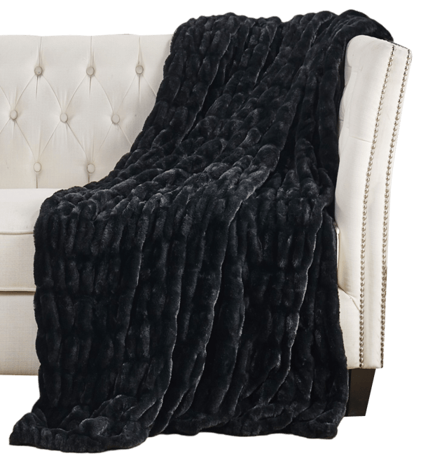 Home Ruched Throw in Gift Box, 50" x 70"