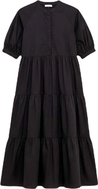 English Factory Women's Short Puff Sleeve Midi Dress - Macy's