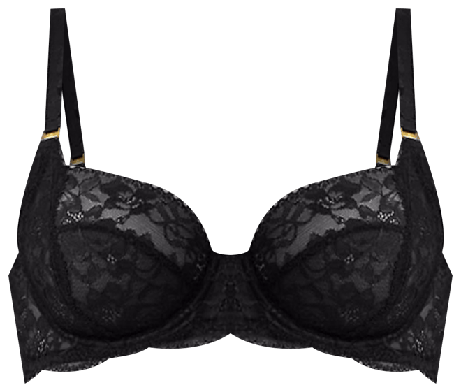 Women's Unlined Lace Full Coverage Bra