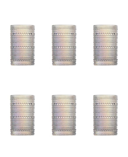 Jupiter Ice Beverage Glasses, Set of 6