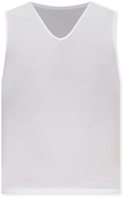 Men's Big & Tall Power Mesh Compression Sleeveless V-Neck Shirt